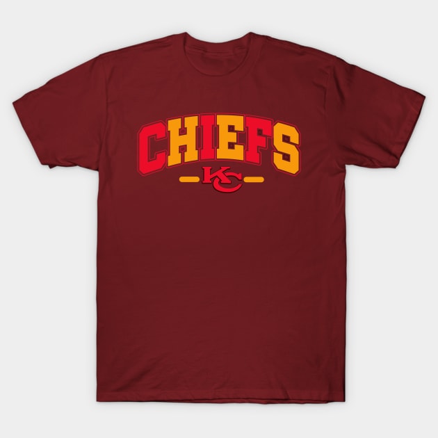 Chiefs KC T-Shirt by wfmacawrub